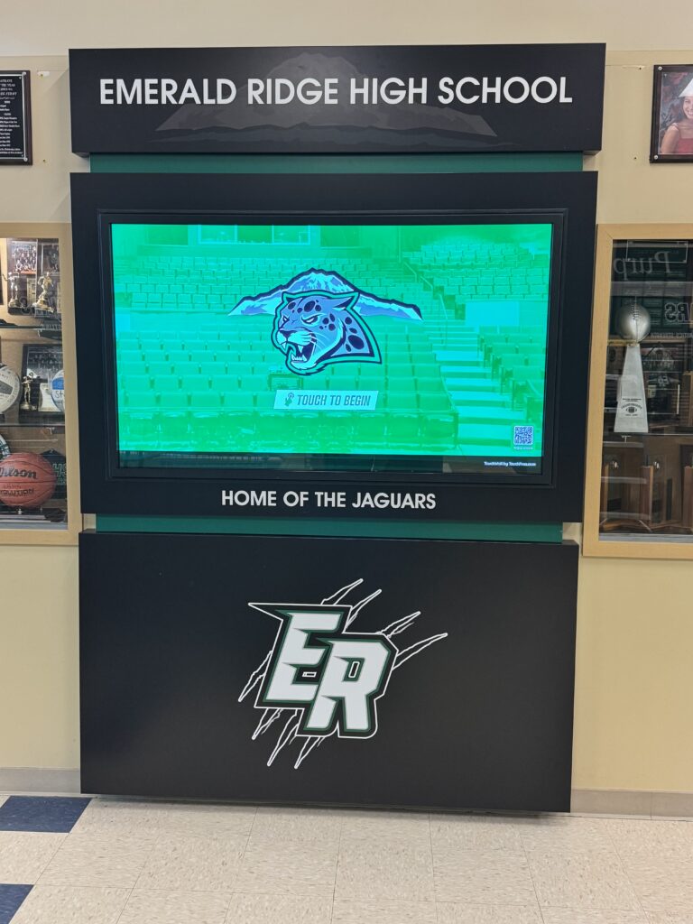 Emerald Ridge High School video display installation in Puyallup WA by ZehmTV